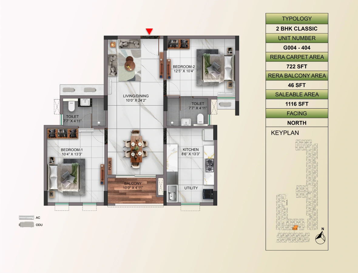 2 BHK Classic