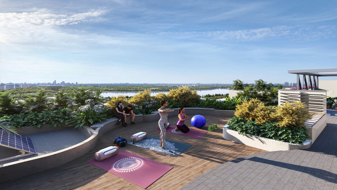 TVS Emerald Isle of Trees - yoga area image