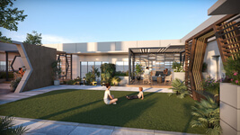 TVS Emerald Cascadia - Ameneties - Terrace Garden